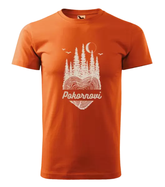 Pánské tričko Srdce pařez