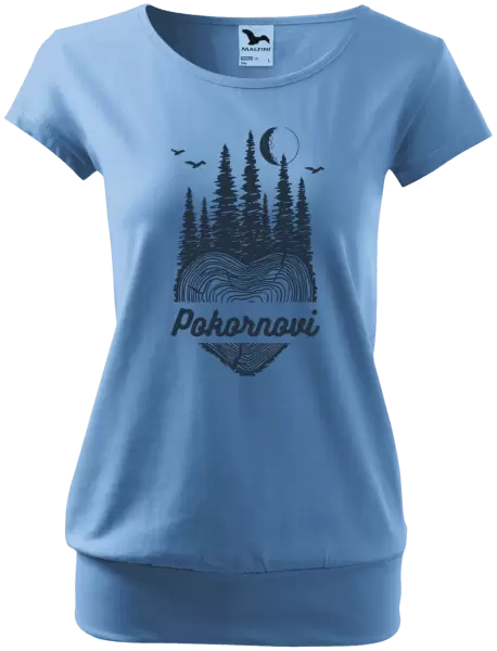 Dámské tričko Srdce pařez