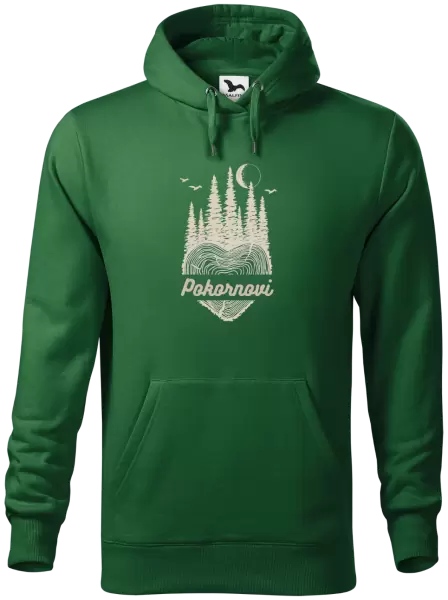 Pánská mikina Srdce pařez