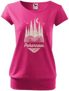 Dámské tričko Srdce pařez