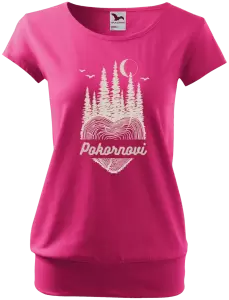 Dámské tričko Srdce pařez