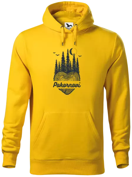 Pánská mikina Srdce pařez