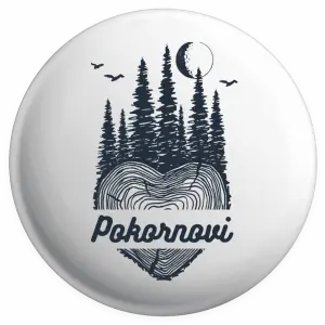 Placka Srdce pařez