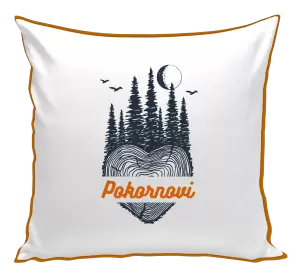 Polštář Srdce pařez