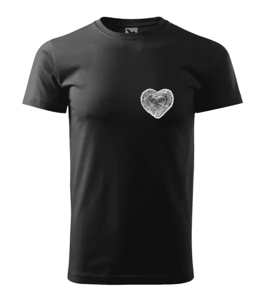 Pánské tričko Pařez srdce mini