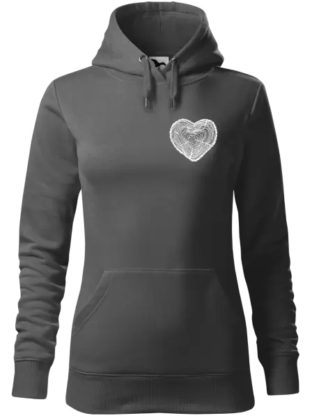 Dámská mikina Pařez srdce mini