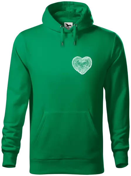 Pánská mikina Pařez srdce mini