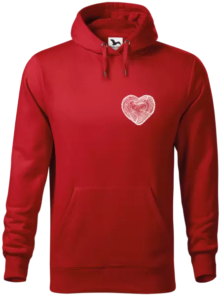 Pánská mikina Pařez srdce mini