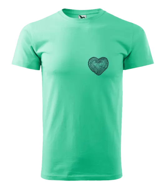 Pánské tričko Pařez srdce mini