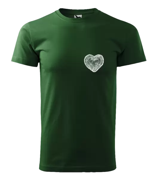 Pánské tričko Pařez srdce mini