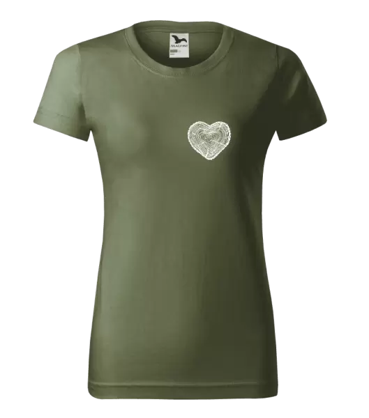Dámské tričko Pařez srdce mini