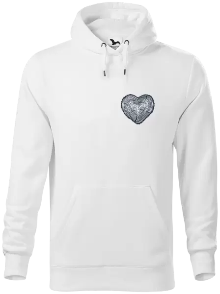 Pánská mikina Pařez srdce mini