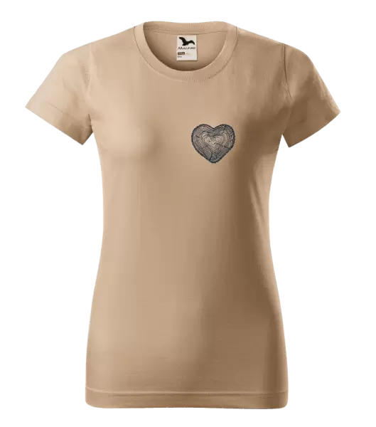 Dámské tričko Pařez srdce mini