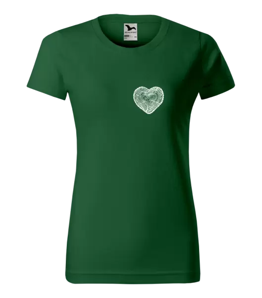 Dámské tričko Pařez srdce mini