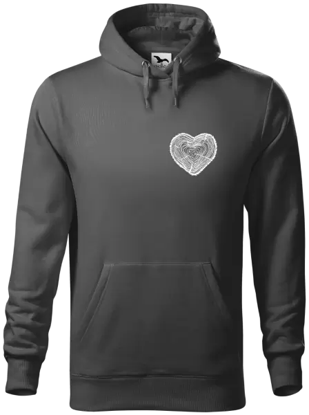 Pánská mikina Pařez srdce mini