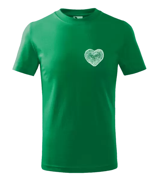 Dětské tričko Pařez srdce mini