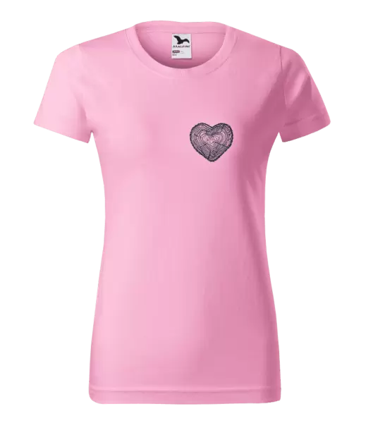 Dámské tričko Pařez srdce mini