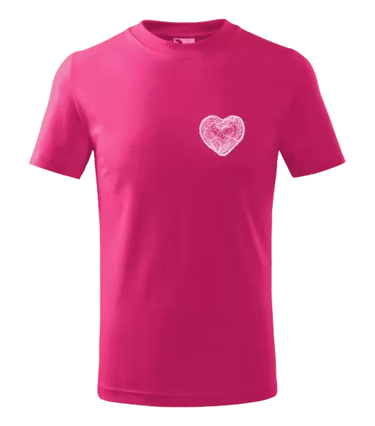Dětské tričko Pařez srdce mini