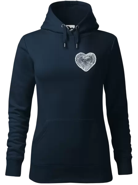 Dámská mikina Pařez srdce mini