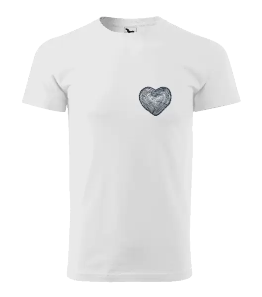 Pánské tričko Pařez srdce mini