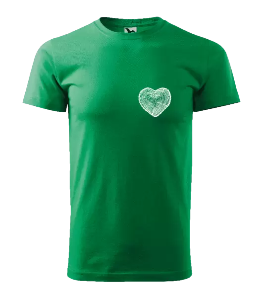 Pánské tričko Pařez srdce mini