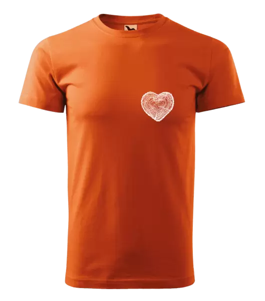 Pánské tričko Pařez srdce mini