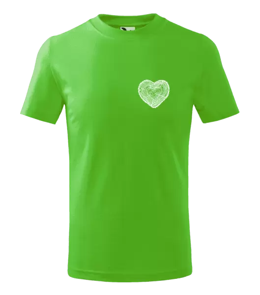 Dětské tričko Pařez srdce mini