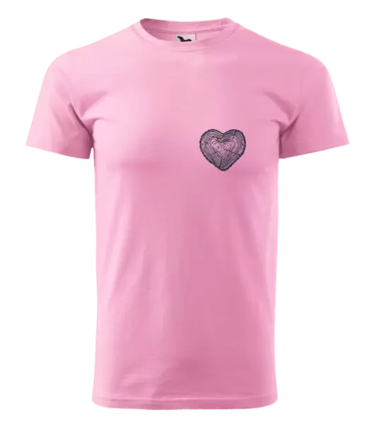 Pánské tričko Pařez srdce mini