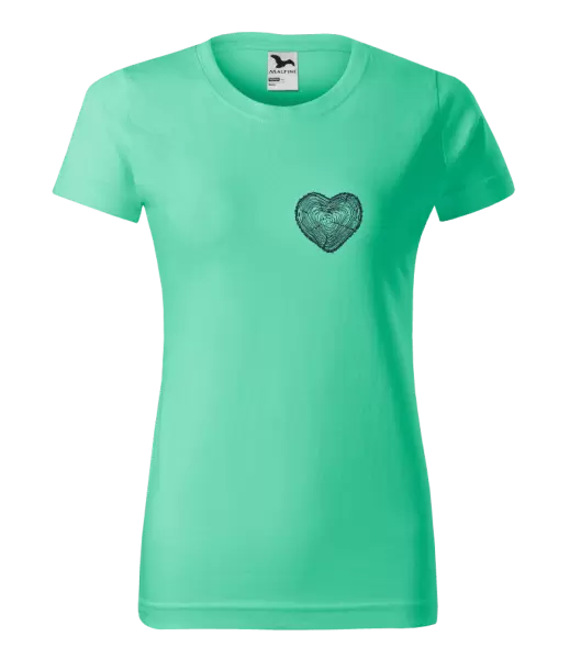 Dámské tričko Pařez srdce mini