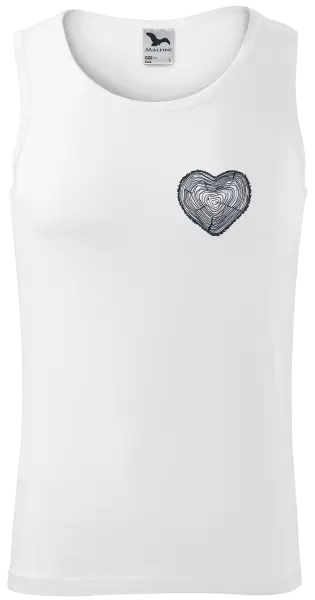 Pánské tílko Pařez srdce mini