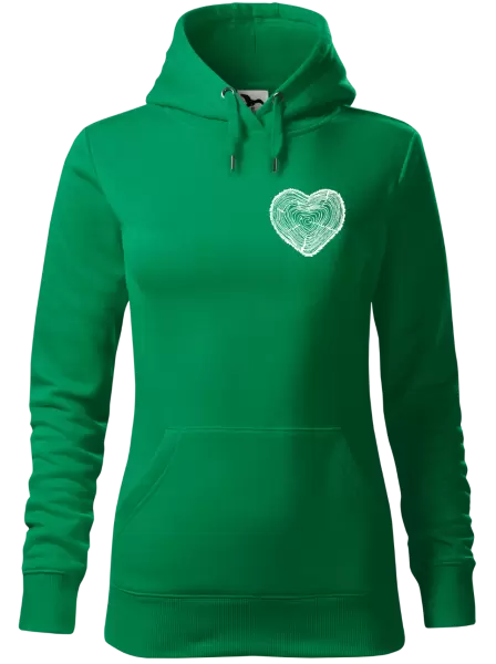 Dámská mikina Pařez srdce mini