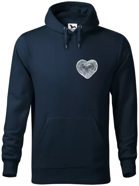 Pánská mikina Pařez srdce mini