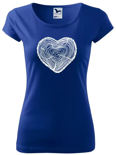 Dámské tričko Pařez srdce mini