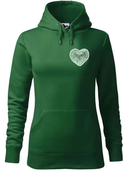 Dámská mikina Pařez srdce mini