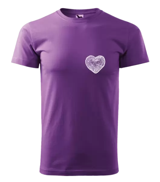 Pánské tričko Pařez srdce mini