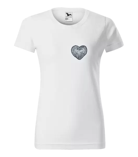 Dámské tričko Pařez srdce mini