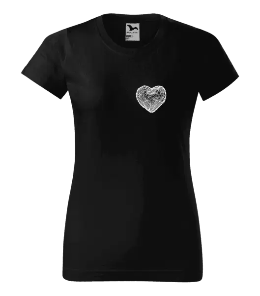 Dámské tričko Pařez srdce mini