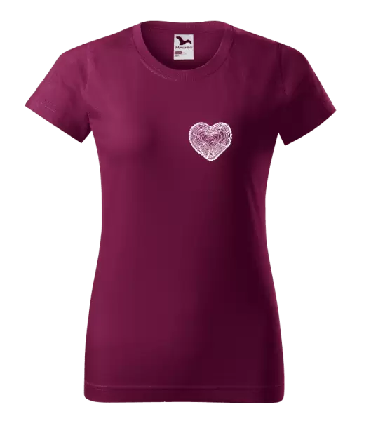Dámské tričko Pařez srdce mini