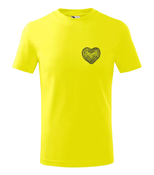 Dětské tričko Pařez srdce mini