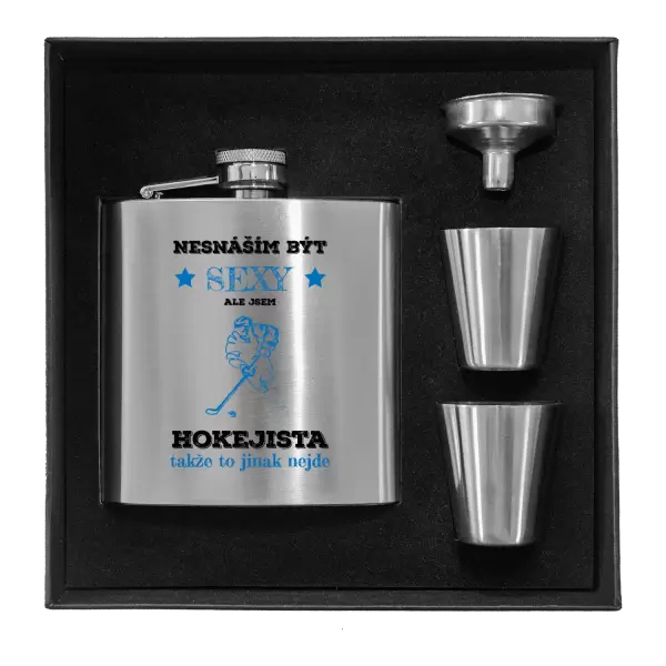 Placatka v krabičce Nesnáším být sexy, ale jsem hokejista