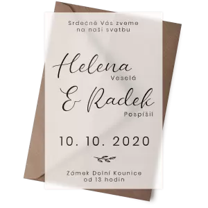 Plexi oznámení YVONE