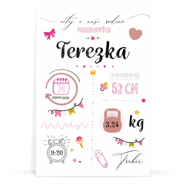 Plexisklo 3 mm Holčička