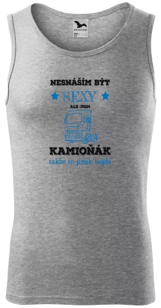 Pánské tílko Nesnáším být sexy, ale jsem kamioňák