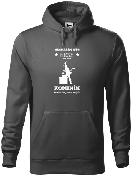 Pánská mikina Nesnáším být sexy, ale jsem kominík