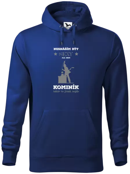 Pánská mikina Nesnáším být sexy, ale jsem kominík