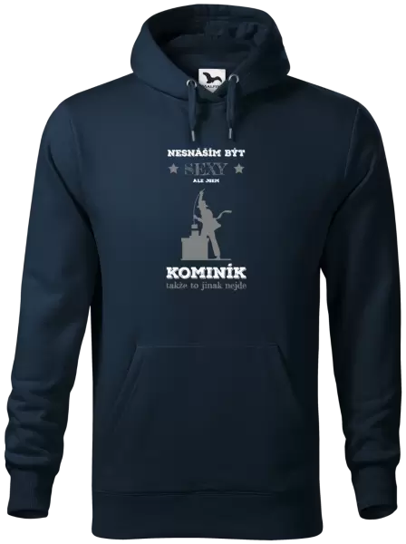 Pánská mikina Nesnáším být sexy, ale jsem kominík