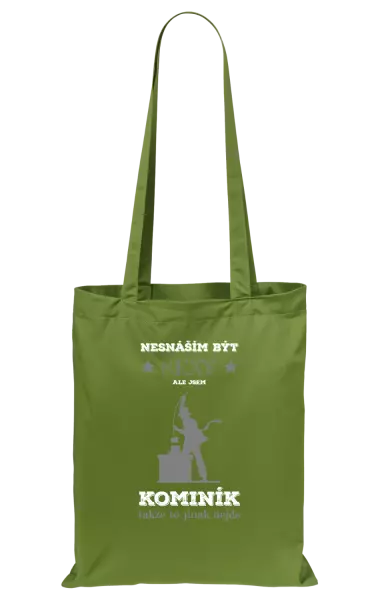 Látková taška Nesnáším být sexy, ale jsem kominík