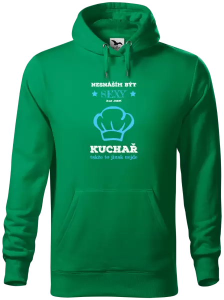 Pánská mikina Nesnáším být sexy, ale jsem kuchař