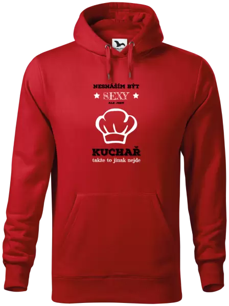 Pánská mikina Nesnáším být sexy, ale jsem kuchař