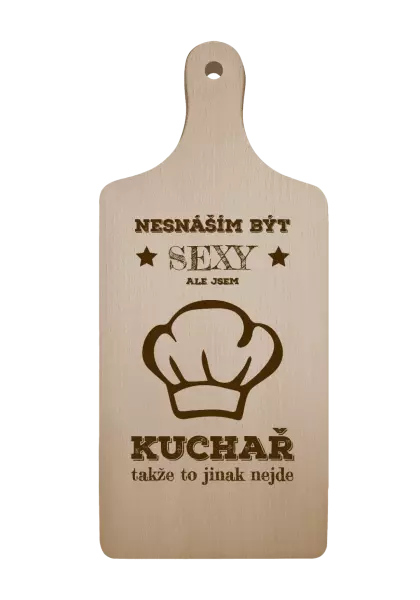 Prkénko Nesnáším být sexy, ale jsem kuchař